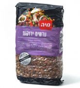 מיה קטניות וואקום סלקטד עדשים ירוקות 500 גרם נקי מחרקים